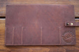 Leather Tool Roll for Men's Grooming Tools